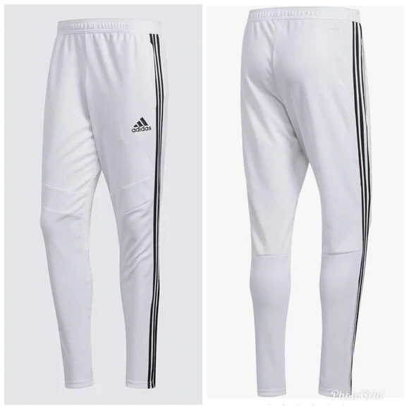 Adidas men’s Tiro 19 soccer pants size XL white/black - Picture 2 of 9